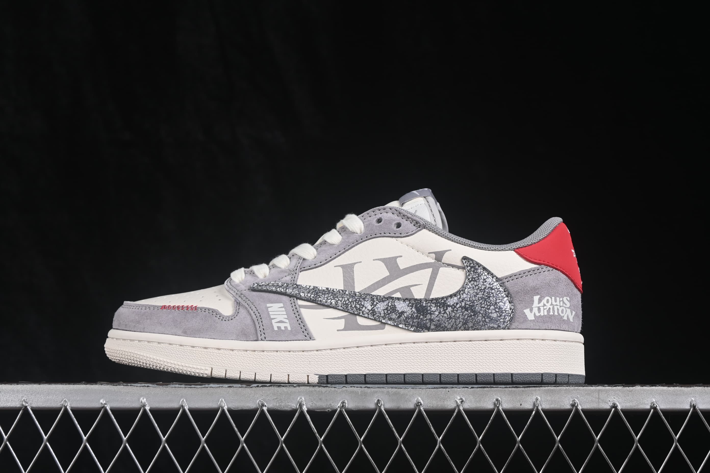 Travis Scott x Fragment Design x Air Jordan 1 Low OG SP AJ1 Air Jordan 1 Collaboration Low-top Culture Casual Skate Shoes