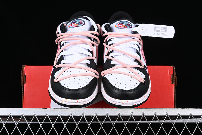 FD4623-140 07.jpeg Nk Dunk Low Multi Color Energetic Triple Swoosh Custom Deconstructed Strap Casual Skate Shoes