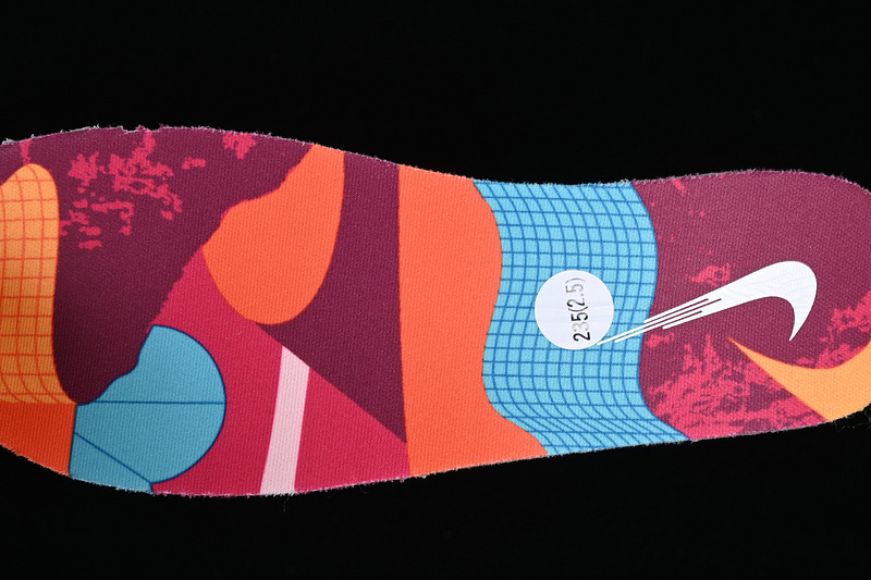 Nk Dunk Low Multi Color Energetic Triple Swoosh Custom Deconstructed Strap Casual Skate Shoes