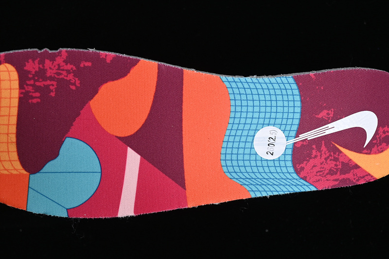CS Edition Nike Dunk Low Multi Color Vibrant Triple Swoosh Custom Deconstructed Strap Casual Skate Shoes