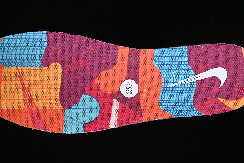 FD4623-131-3 08.jpeg Nike Dunk Low Multi Color Vibrant Triple Swoosh Custom Deconstructed Strap Casual Skate Shoes