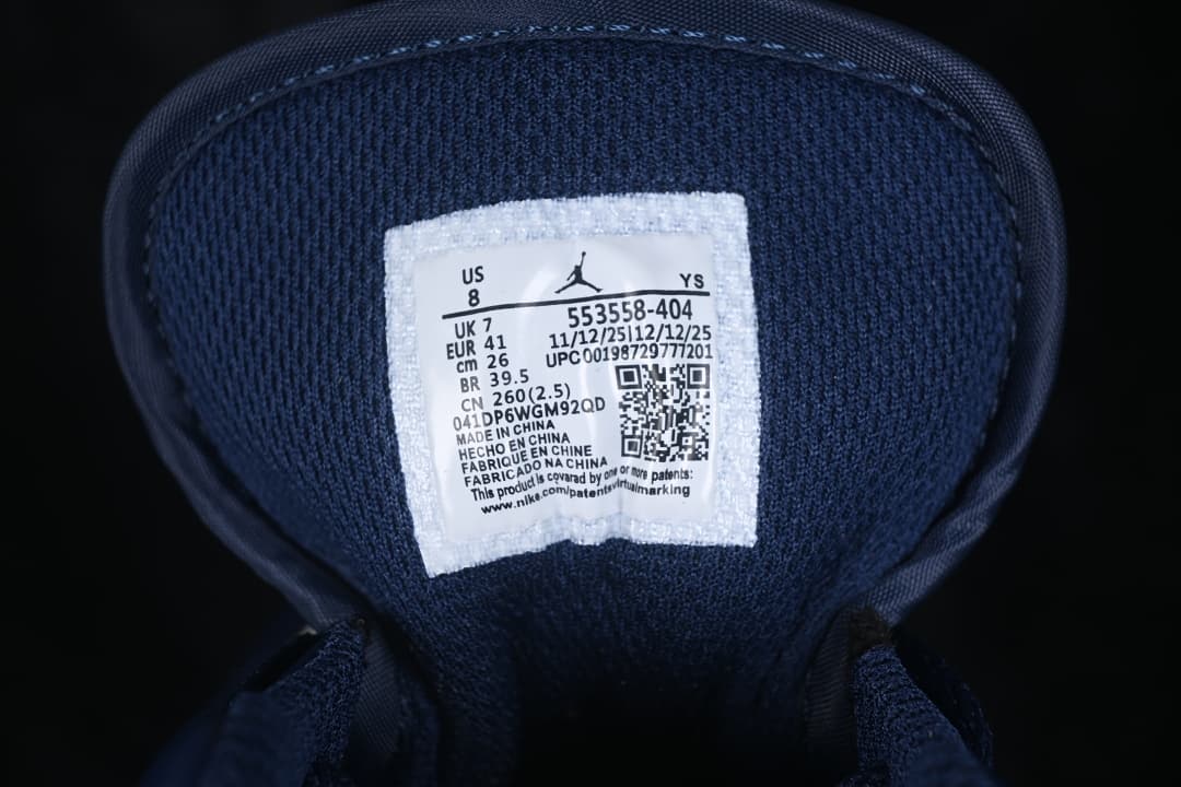 Air Jordan 1 Low White/Blue