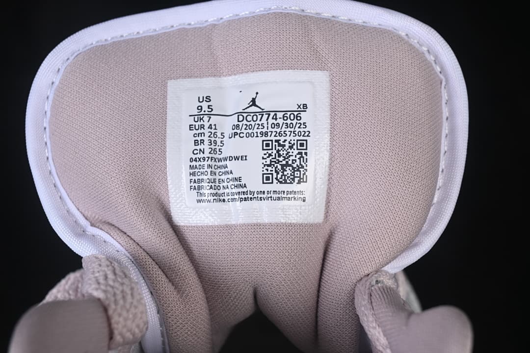 Air Jordan 1 Low Ivory/Pink