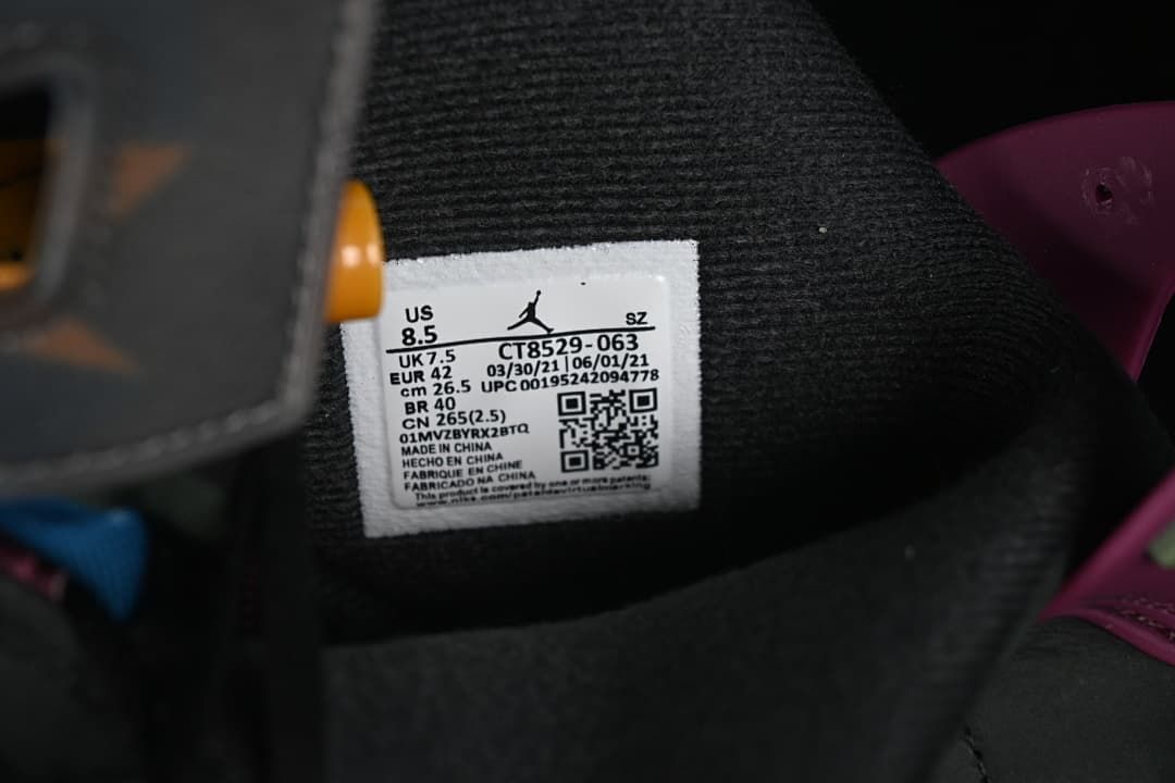 CT8529-063 09.jpeg Air Jordan 6 Retro AJ6 Bordeaux Genuine Label