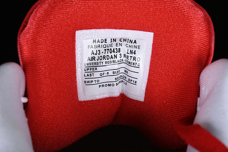 DJ Khaled x Air Jordan 3 AJ3 Toro Red AJ3-770438