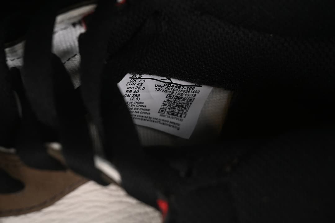 Travis Scott x Air Jordan 1 High OG AJ1 Reverse Swoosh Limited Release