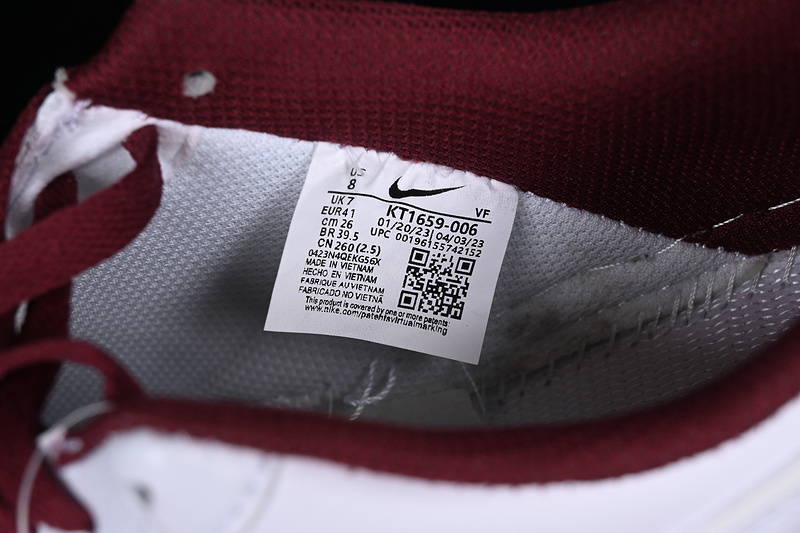 KT1659-006 10.jpeg Kith x Nk Air Force 1'07 Low Collab White Red Air Force 1 Low Casual Skate Shoes