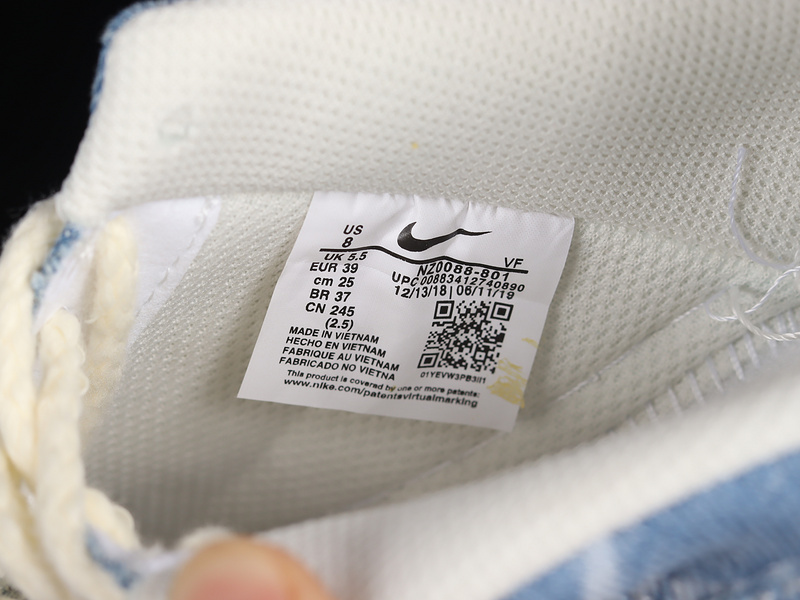 NZ0088-801 10.jpeg Levi's x Nike Air Force 1'07 Low Levi's Collaboration Denim Air Force 1 Low-top Casual Skate Shoes
