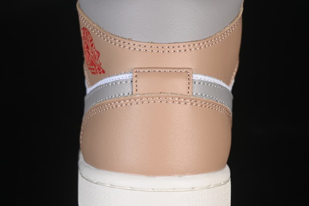 Air Jordan 1 Mid White/Wheat