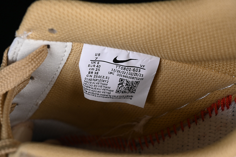 Fragment Design x Nike Air Force 1 '07 Low White/Gold