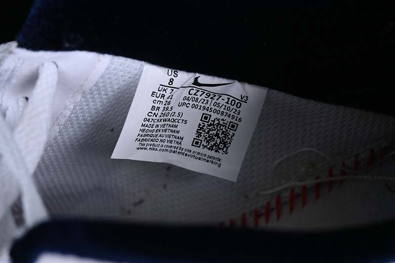 Kith x Nike Air Force 1'07 Low France French Theme Collaboration Air Force 1 Low-top Casual Skate Shoes