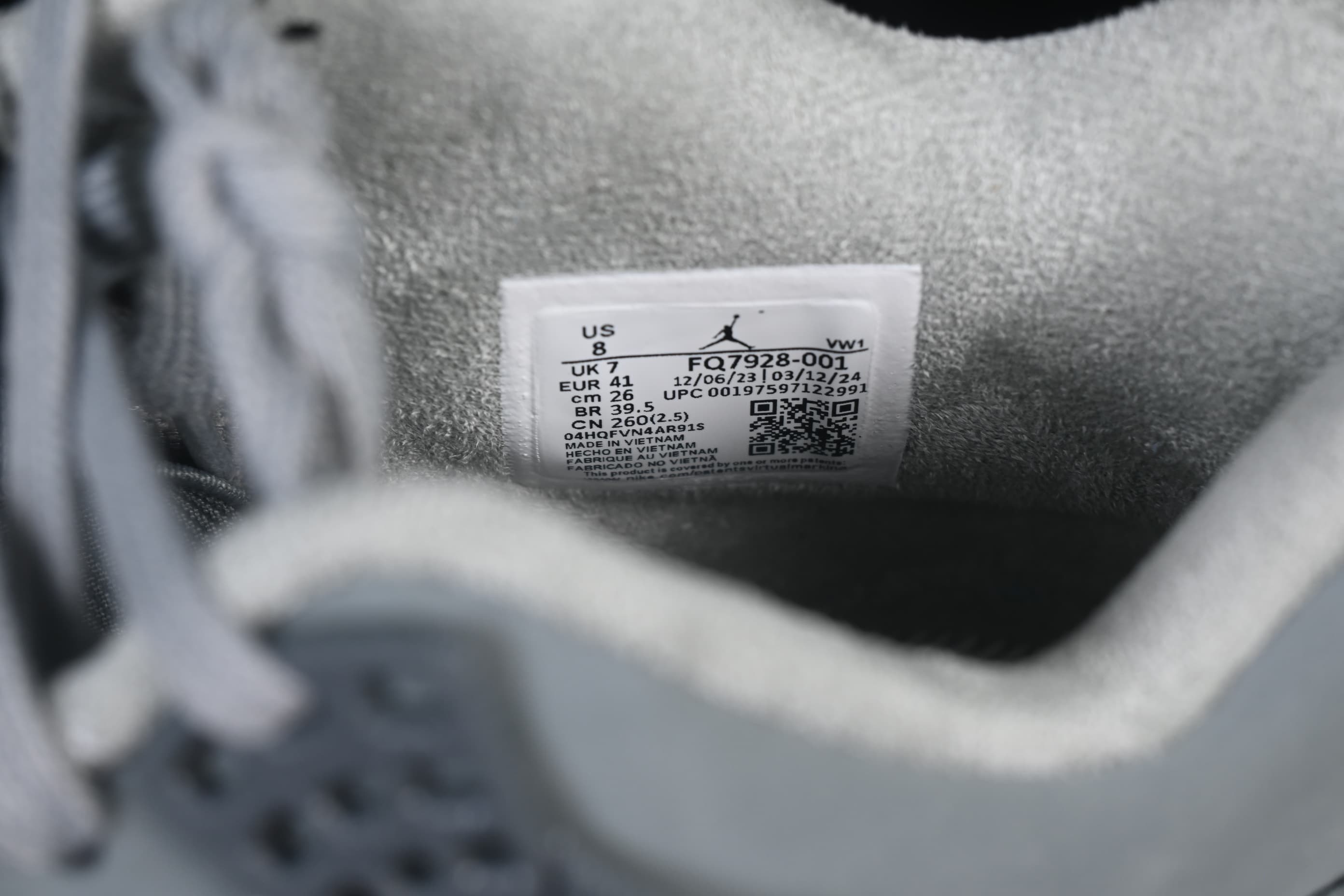 Air Jordan 4 Retro SE Paris Olympics AJ4 Smoke Grey