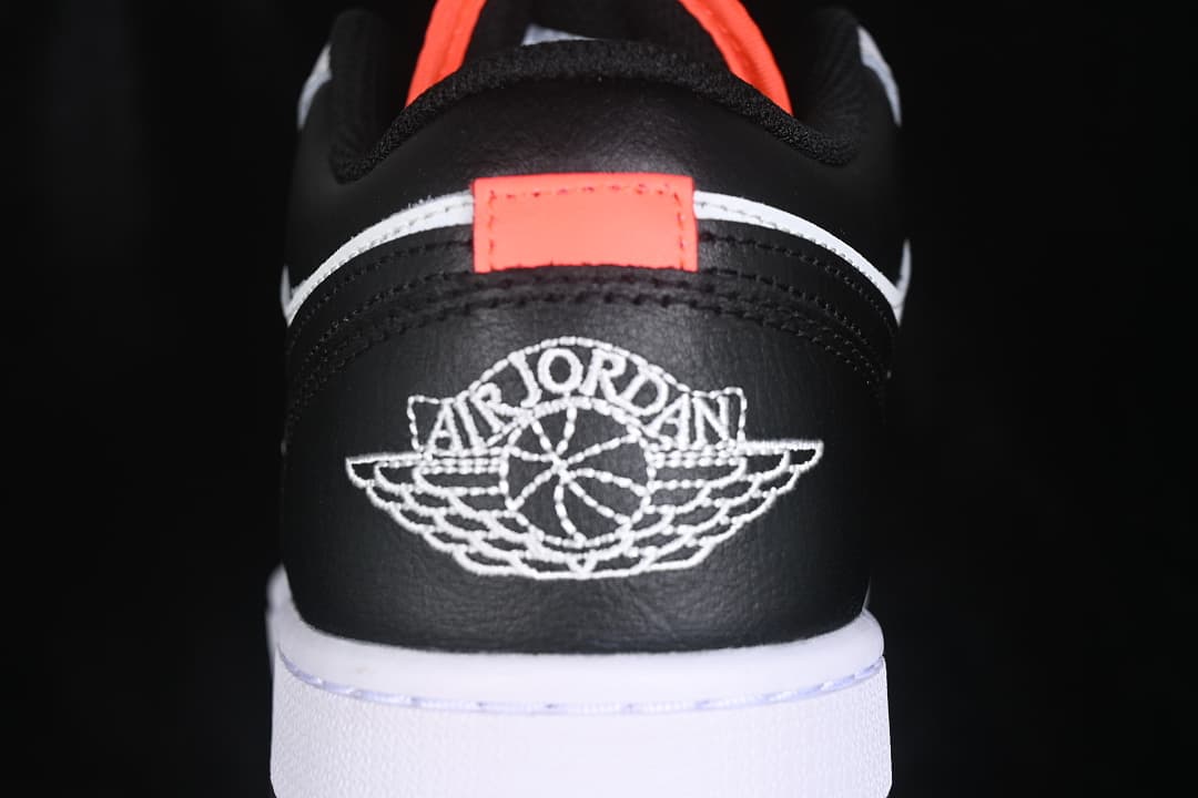 Air Jordan 1 Low White/Grey Black Swoosh