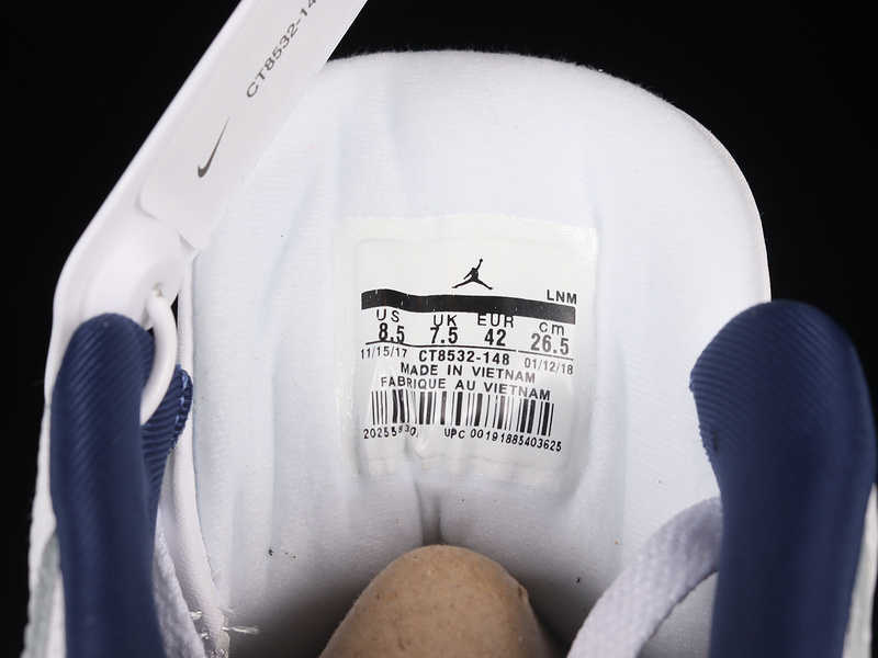 Air Jordan 3 Retro Wizards White/Gold/Blue