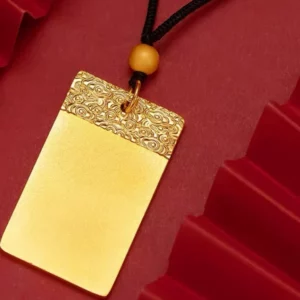 Gold Plated Cloud Peace Pendant Necklace for Women