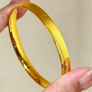 Gold-Tone Cat Eye Bangle Bracelet for Women, Fashion Jewelry Gift