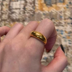 Gold Plated Dolphin Back Ring for Women, Fashion Alloy Jewelry