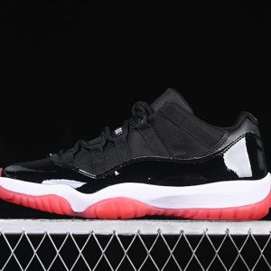 Air Jordan 11 Low Bred Black/Red