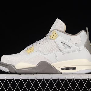 Air Jordan 4 Retro Craft Grey Cement
