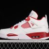 Air Jordan 4 Motorsport AJ4 White/Red