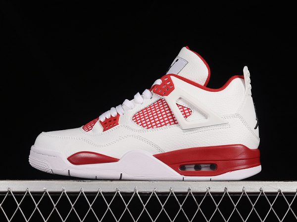 Air Jordan 4 Motorsport AJ4 White/Red