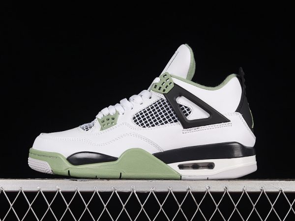Air Jordan 4 Retro Seafoam AJ4 White/Green