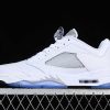 Air Jordan 5 Low White Silver