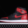 Air Jordan 1 Retro High OG Banned AJ1 Black Red High Basketball Shoes