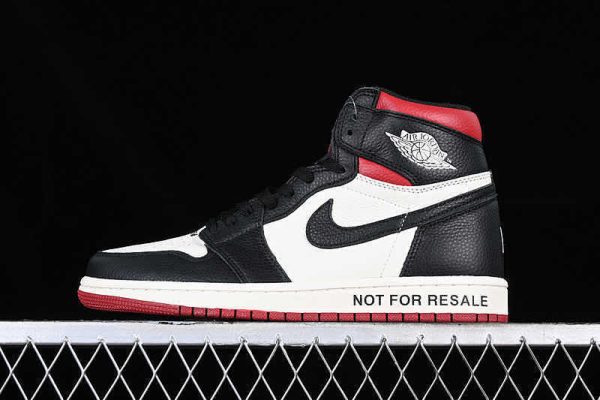 Air Jordan 1 Retro High OG NRG Not For Resale AJ1 Black White Red Toe 861428-...