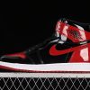 LJR Air Jordan 1 High OG Bred Patent AJ1 Patent Black Red High Basketball Shoes