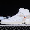 Off White x Air Jordan 1 High Triple White