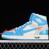 Off White x Air Jordan 1 High University Blue