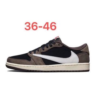 Air Jordan Reverse Swoosh Brown Low
