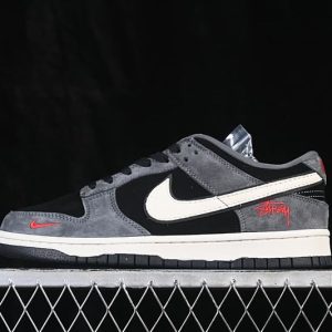 SB Dunk Low Stussy Collaboration Low-top Casual Skate Shoes