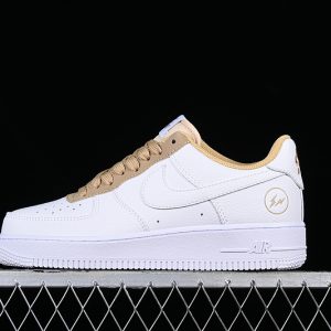 Fragment Design x Nike Air Force 1 '07 Low White/Gold