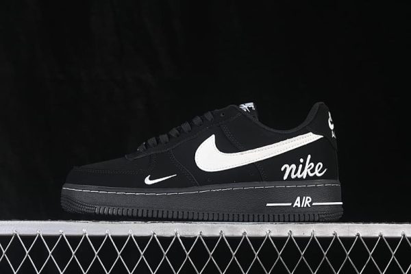 Air Force 1 '07 Low Black Suede Samurai