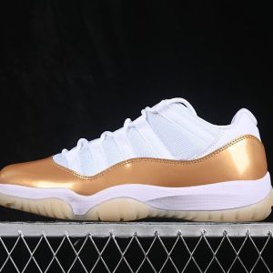 Air Jordan 11 Low Metallic Gold
