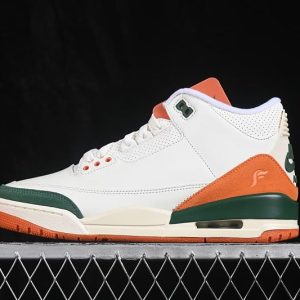 Solefly x Air Jordan 3 Retro Miami White/Green/Orange