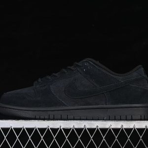 Nike SB Dunk Low Black Suede