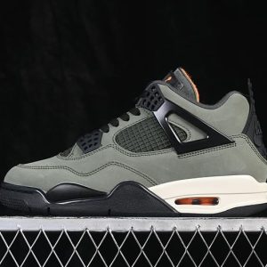 Undefeated x Air Jordan 4 OG AJ4 Olive Suede