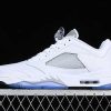 Air Jordan 5 Low White Silver