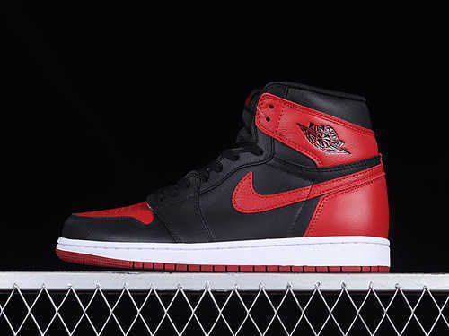 Air Jordan 1 Retro High OG Banned AJ1 Black Red High Basketball Shoes