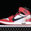 Off White x Air Jordan 1 High White Red