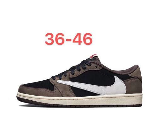 Air Jordan Reverse Swoosh Brown Low