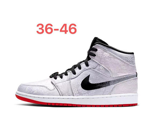 Air Jordan 1 White Silk