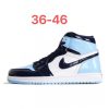 Air Jordan 1 White/Blue/Mirror