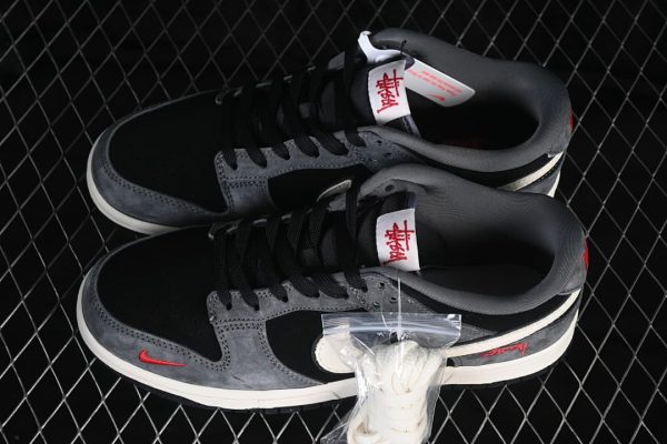 SB Dunk Low Stussy Collaboration Low-top Casual Skate Shoes