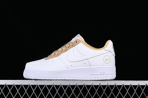 TT0801-603 06.jpeg Fragment Design x Nike Air Force 1 '07 Low White/Gold