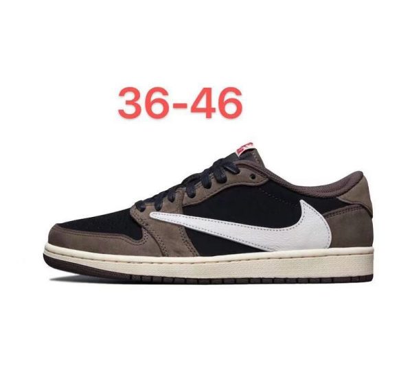 Air Jordan Reverse Swoosh Brown Low