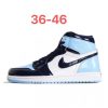 Air Jordan 1 White/Blue/Mirror